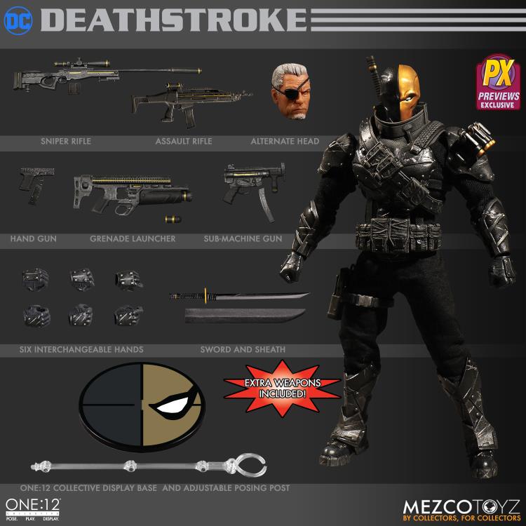 DC Comics One:12 Collective Deathstroke (Stealth) PX Previews Exclusive