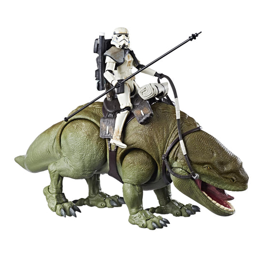 Star Wars Black Series Dewback with Sandtrooper (Damaged Box)