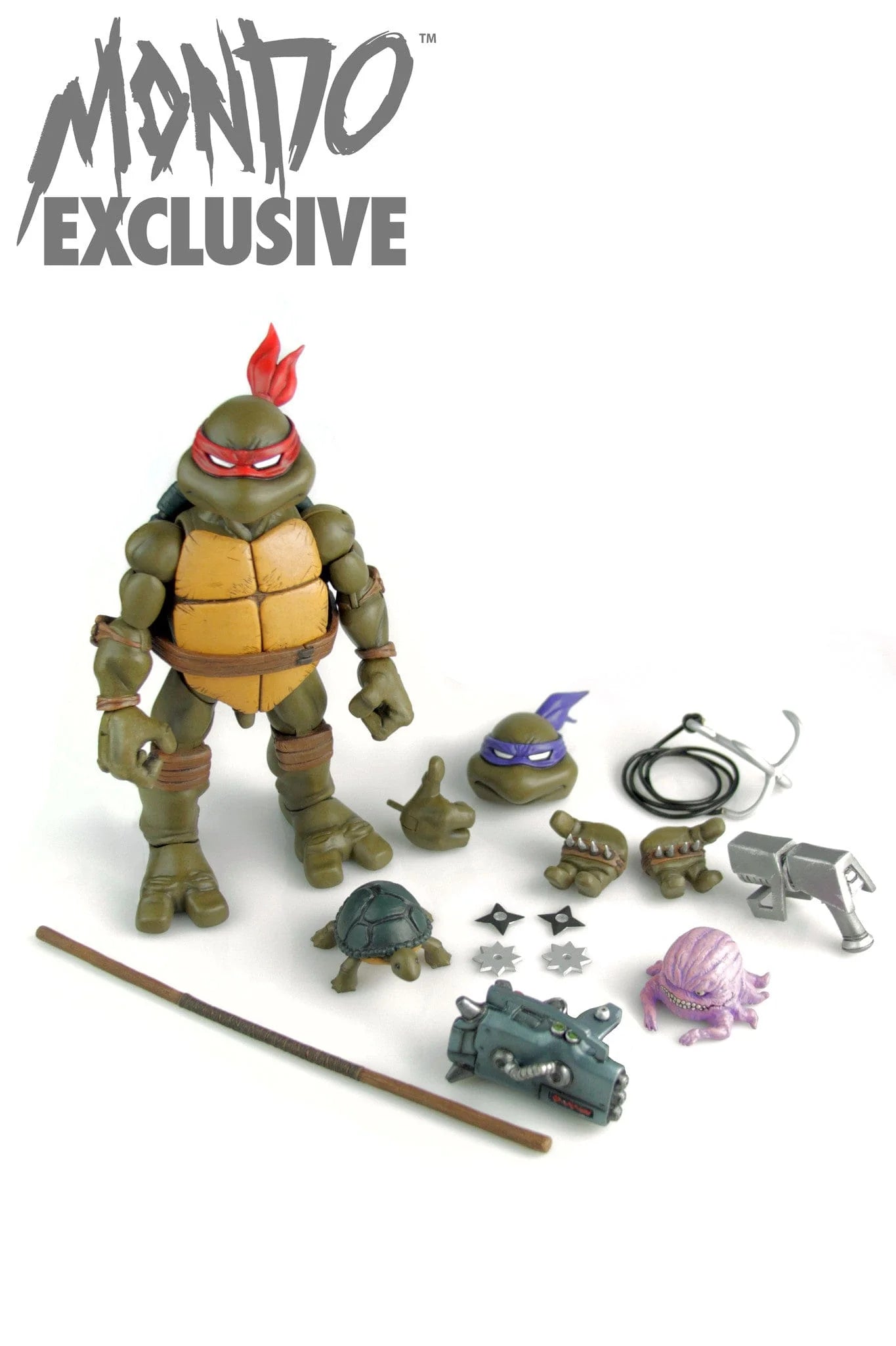 Mondo TMNT Donatello 1/6 Scale Collectible Figure Exclusive (New/Water Damaged Box)