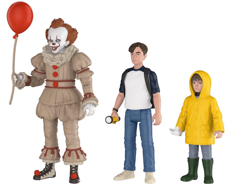 IT 3.75" Action Figure Three-Pack Pennywise, Bill, Georgie