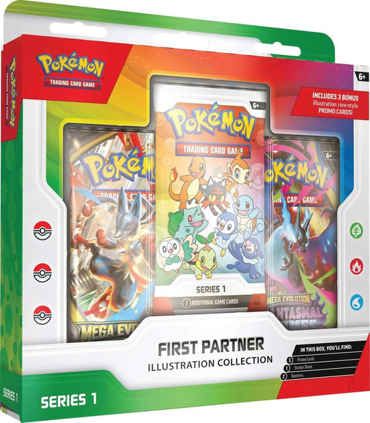 Pokemon First Partners Illustration Collection Series 1