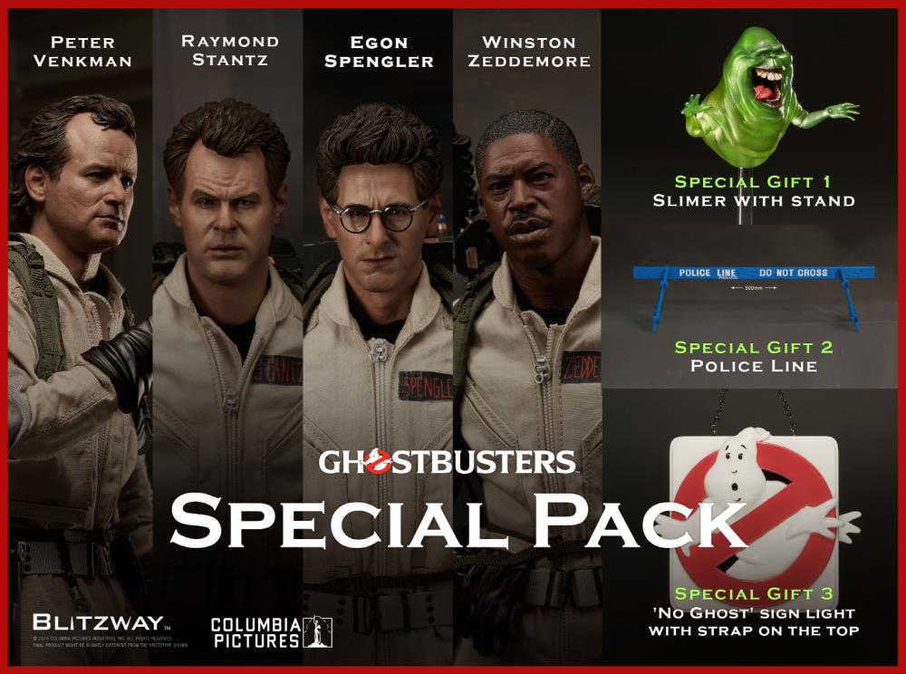 Blitzway BW-UMS10106 Ghostbusters Set of 4 Special Pack 1/6 Scale