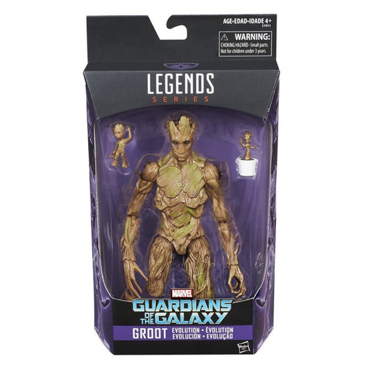 Marvel Legends Toys R Us Exclusive Groot Evolution