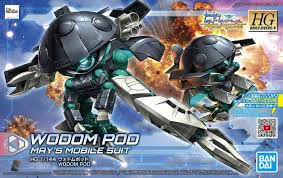Bandai Gundam 1:144 HG Build Divers:R Wodom Pod May's Mobile Suit Plastic Kit
