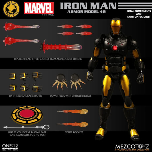 Marvel One:12 Collective Iron Man Model 42 Exclusive
