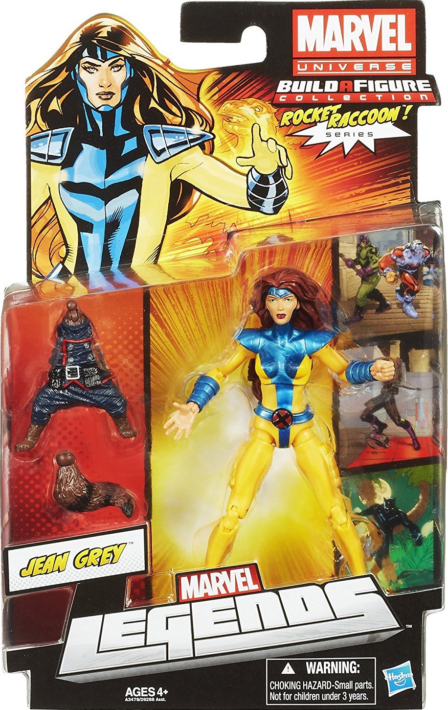 Marvel Legends Rocket Raccoon BAF Jean Grey 2012