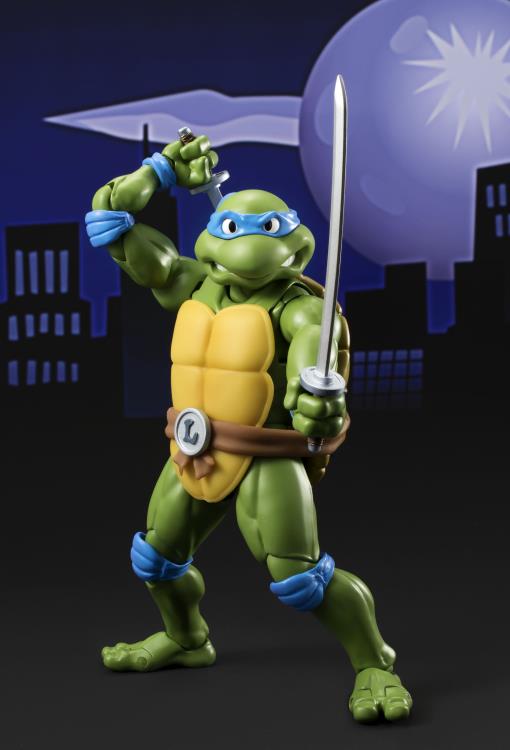 SH Figuarts Teenage Mutant Ninja Turtles Leonardo (NEW/BOX WATER DAMAGED)