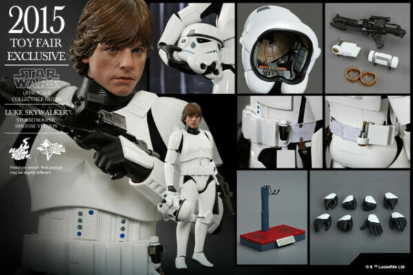 Hot Toys Luke Skywalker Stormtrooper Disguise Star Wars: A New Hope MMS304 1/6 Scale (Open Box)