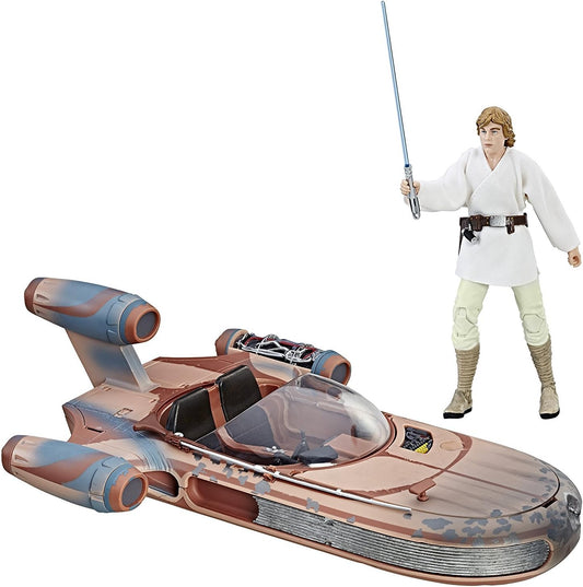 Star Wars Black Series Luke Skywalker's X-34 Landspeeder with Luke