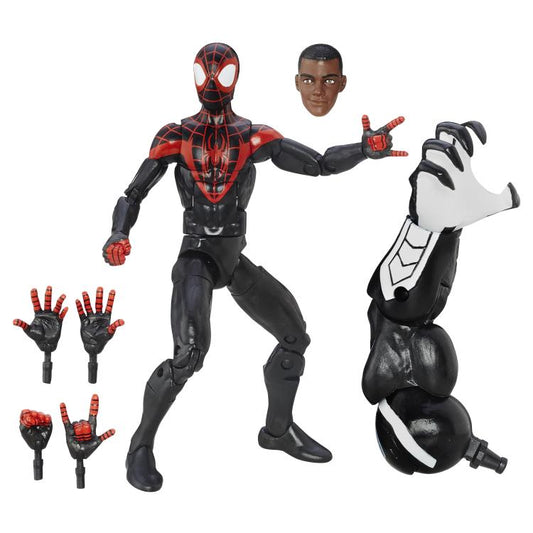 Marvel Legends Spider-Man (Miles Morales) Space Venom Build A Figure Wave