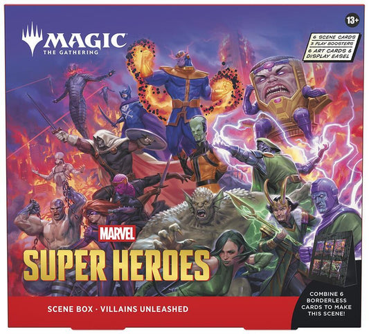 MTG Magic the Gathering Marvel Super Heroes Scene Box Villains Unleashed