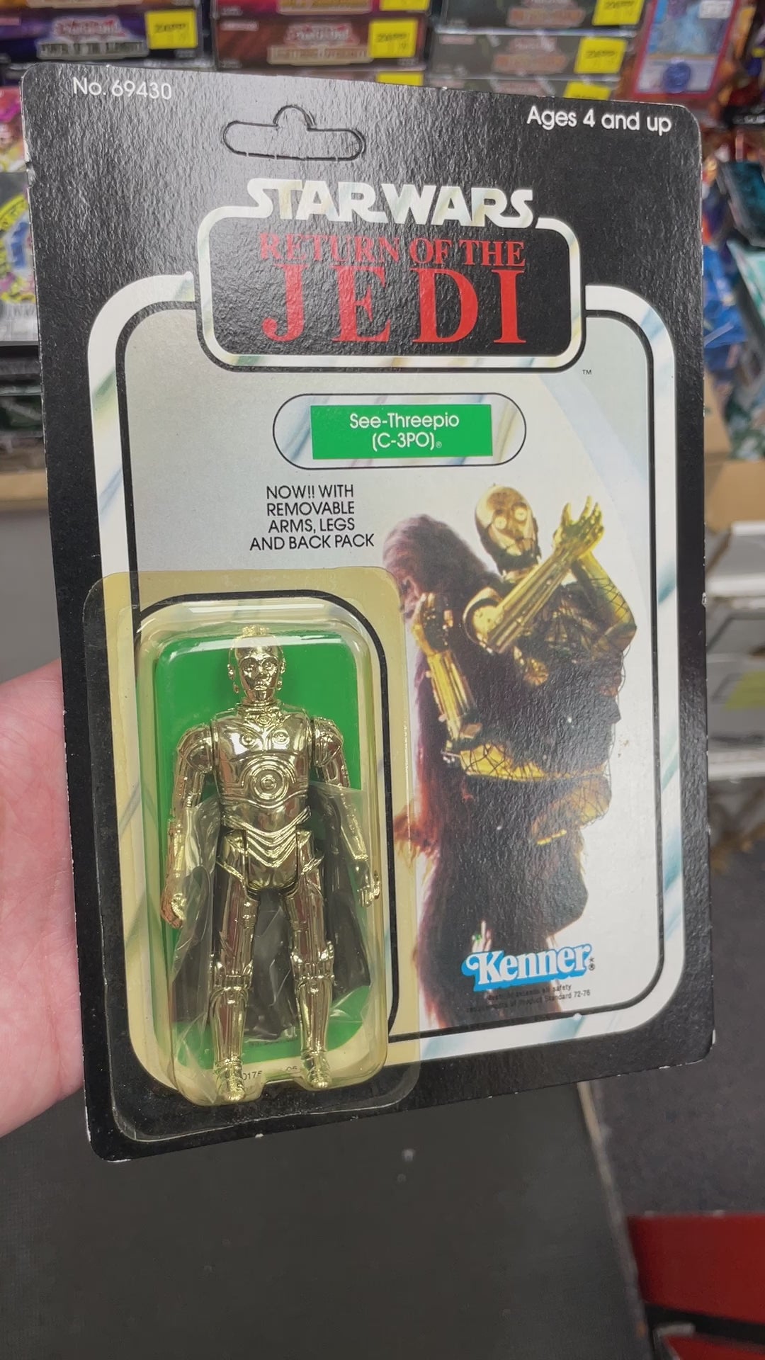 Star Wars C-3PO Return of the Jedi Kenner 1983 Vintage Action