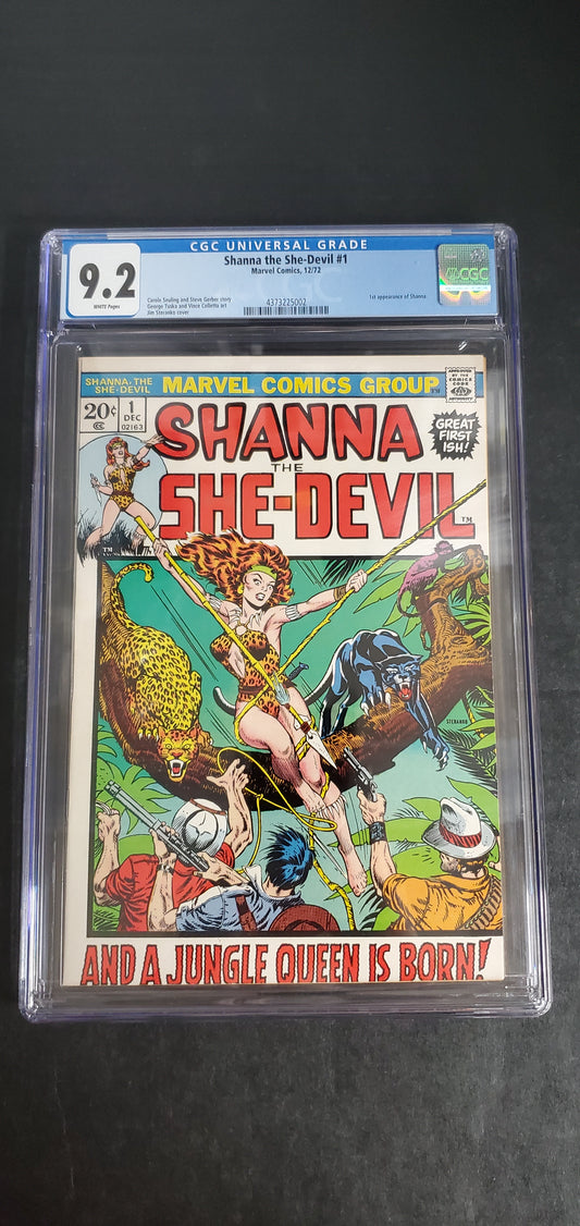 Shanna the She-Devil #1 (1972) CGC 9.2