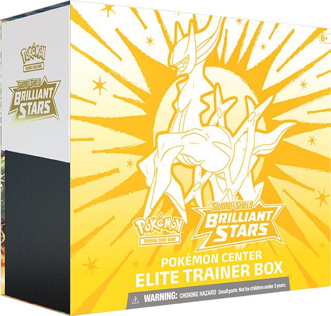 Pokemon Sword & Shield Brilliant Stars Pokemon Center Elite Trainer Box
