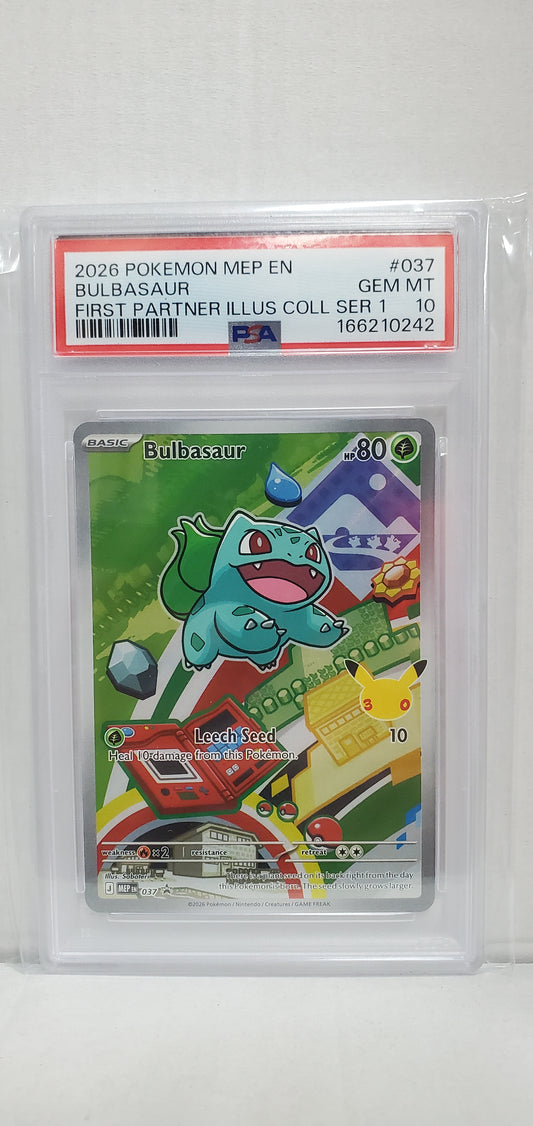 Pokemon Bulbasaur 037 PSA 10