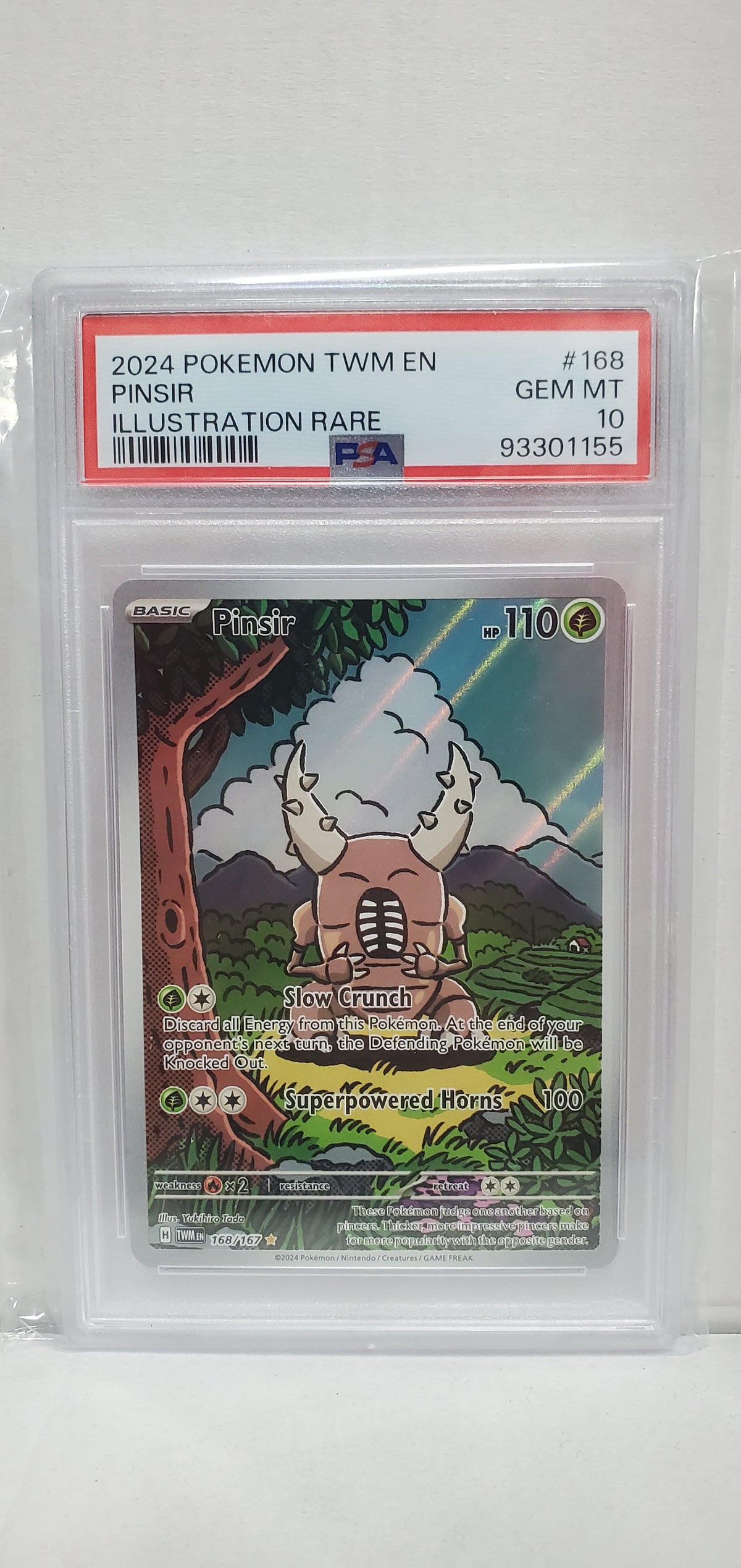 Pokemon Pinsir 168/167 PSA 10