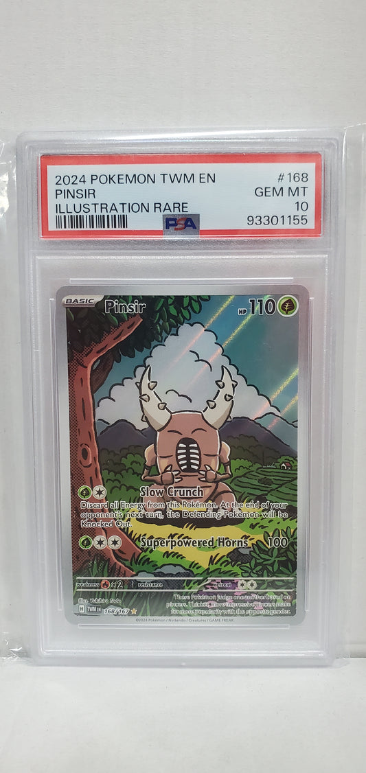 Pokemon Pinsir 168/167 PSA 10