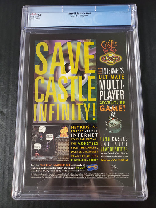 Incredible Hulk #449 (1997) CGC 9.8