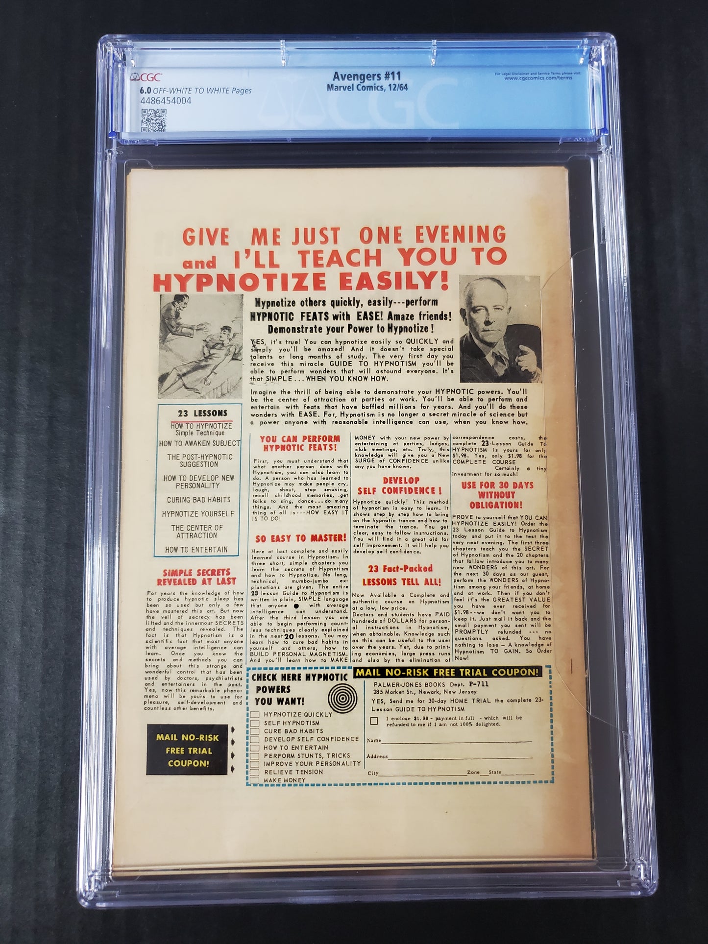 Avengers #11 (1964) CGC 6.0