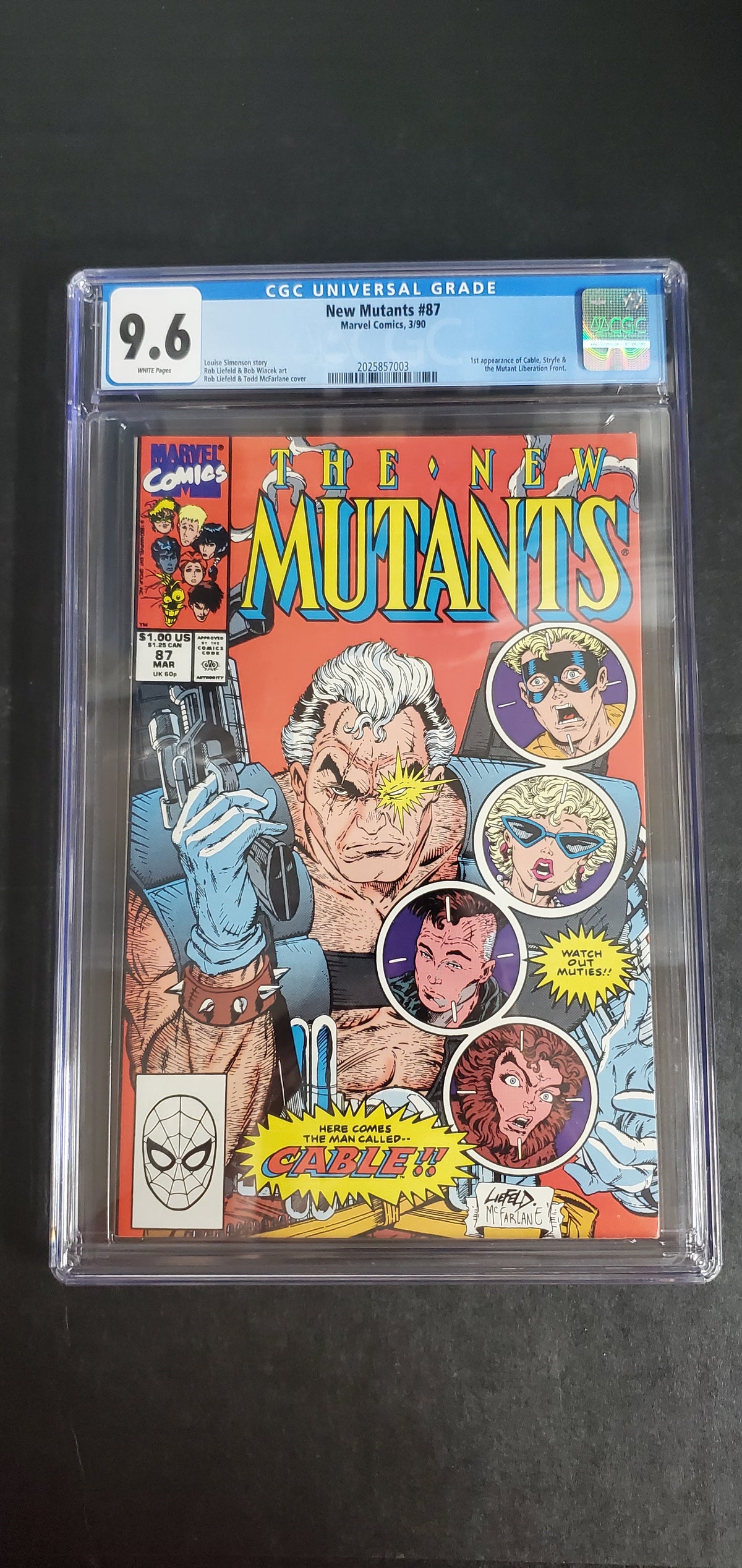 New Mutants #87 (1990) CGC 9.6
