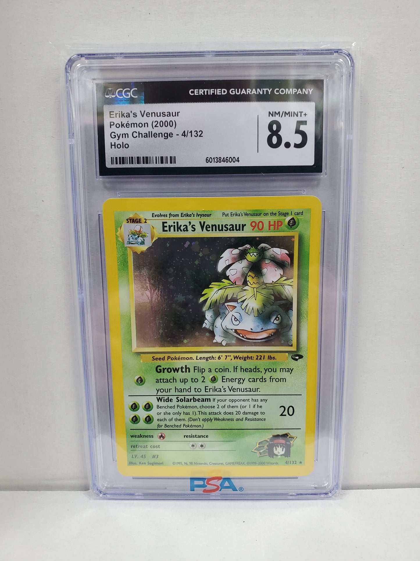 Pokemon Erika's Venusaur 4/132 (2000) CGC 8.5