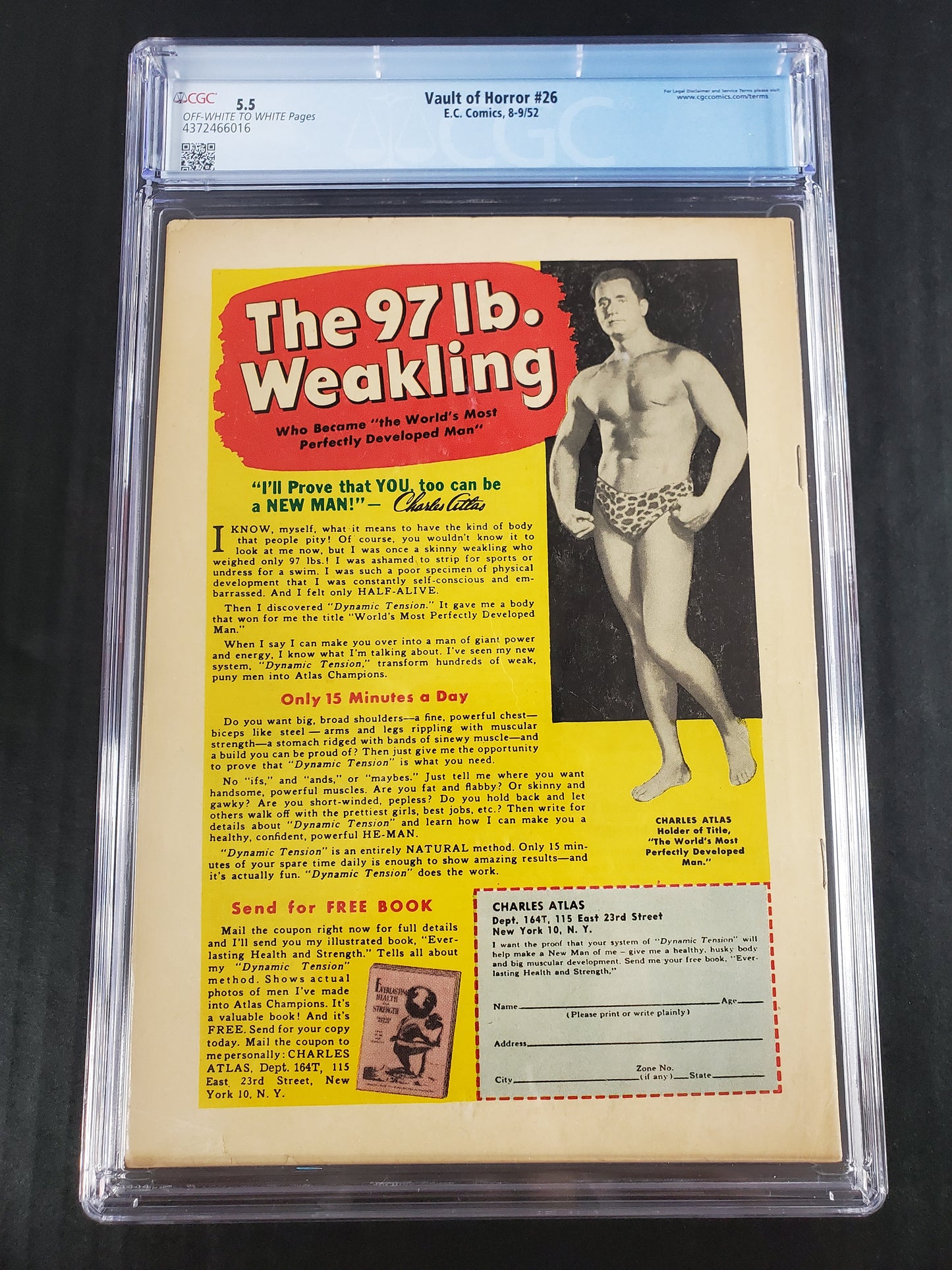 Vault of Horror #26 (1952) CGC 5.5