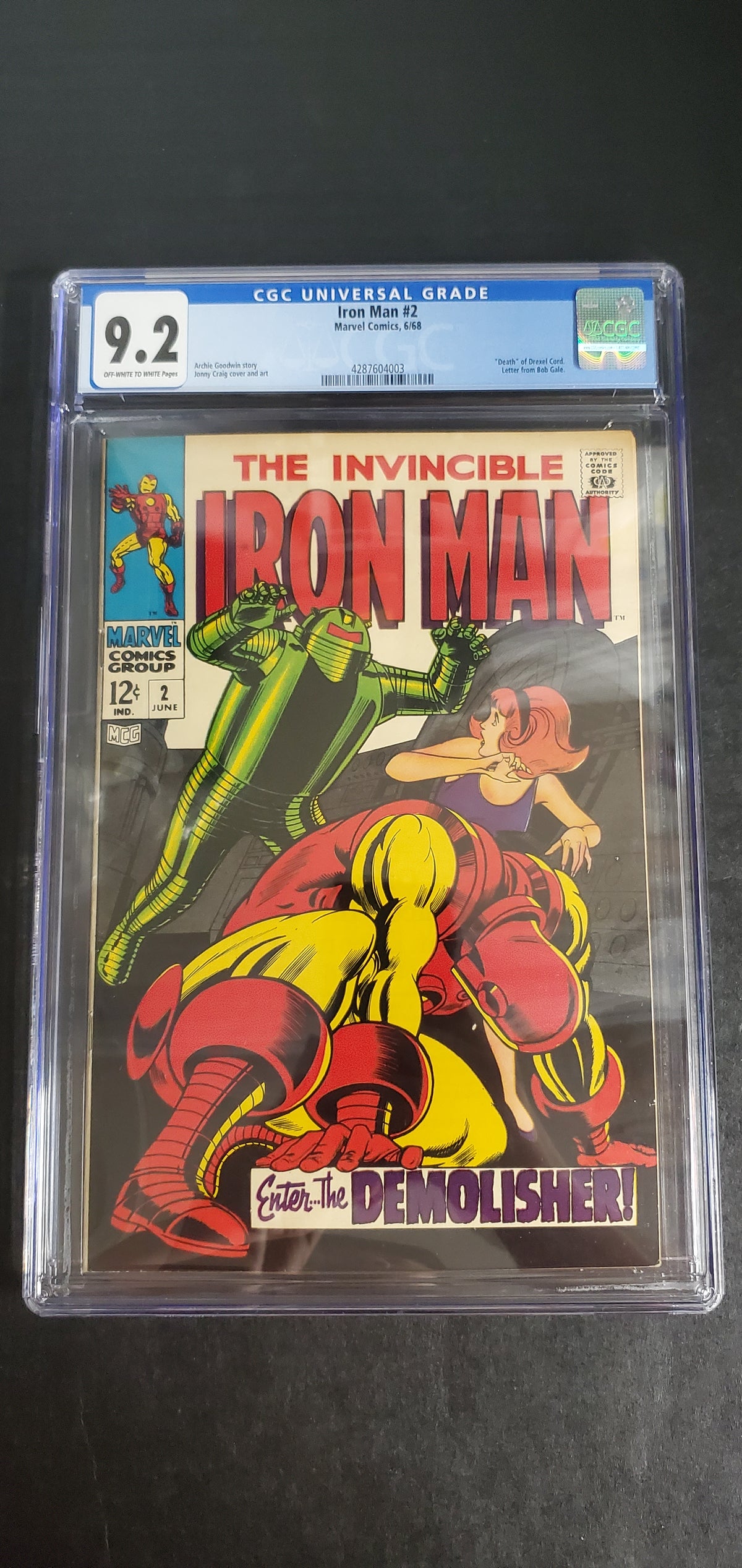 Iron Man #2 (1968) CGC 9.2
