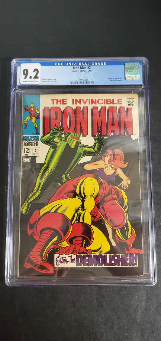 Iron Man #2 (1968) CGC 9.2