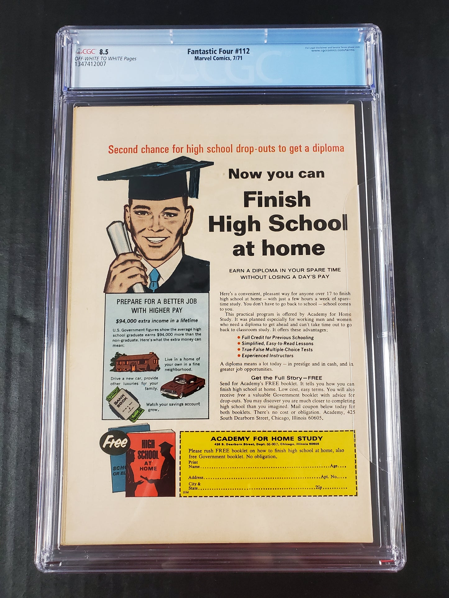 Fantastic Four #112 (1971) CGC 8.5