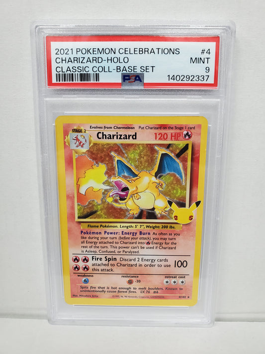 Pokemon Celebrations Charizard 4/102 (2021) PSA 9