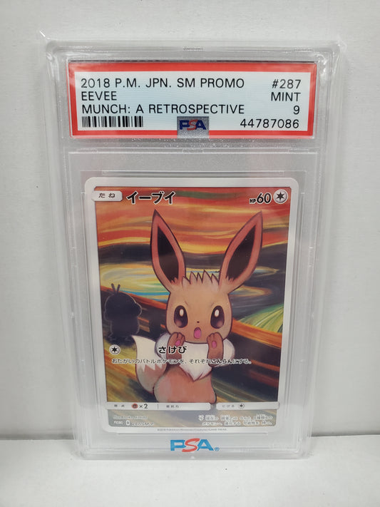 Pokemon Japanese Eevee 287/SM-P PSA 9