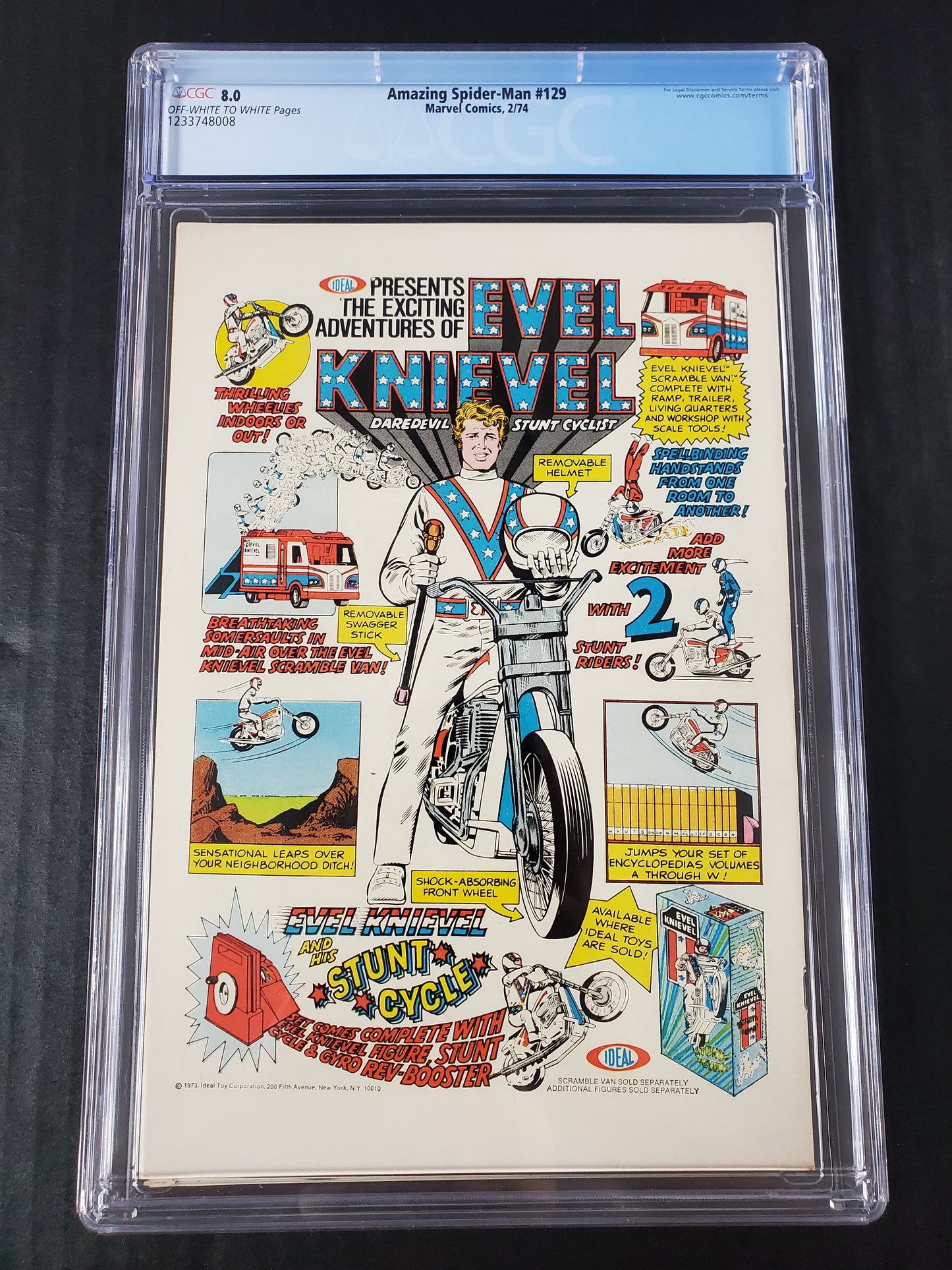 Amazing Spider-Man #129 (1974) CGC 8.0