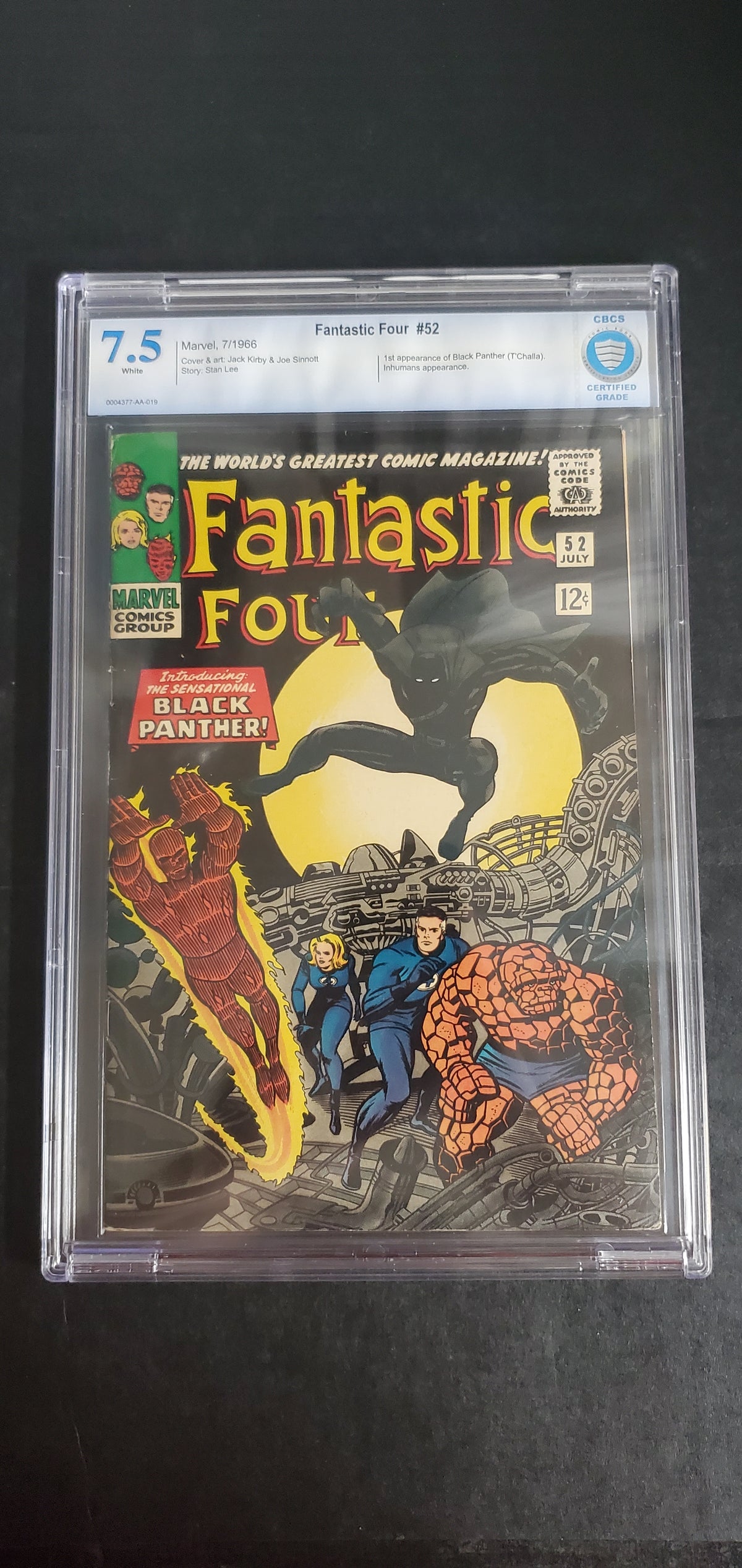 Fantastic Four #52 (1966) CBCS 7.5