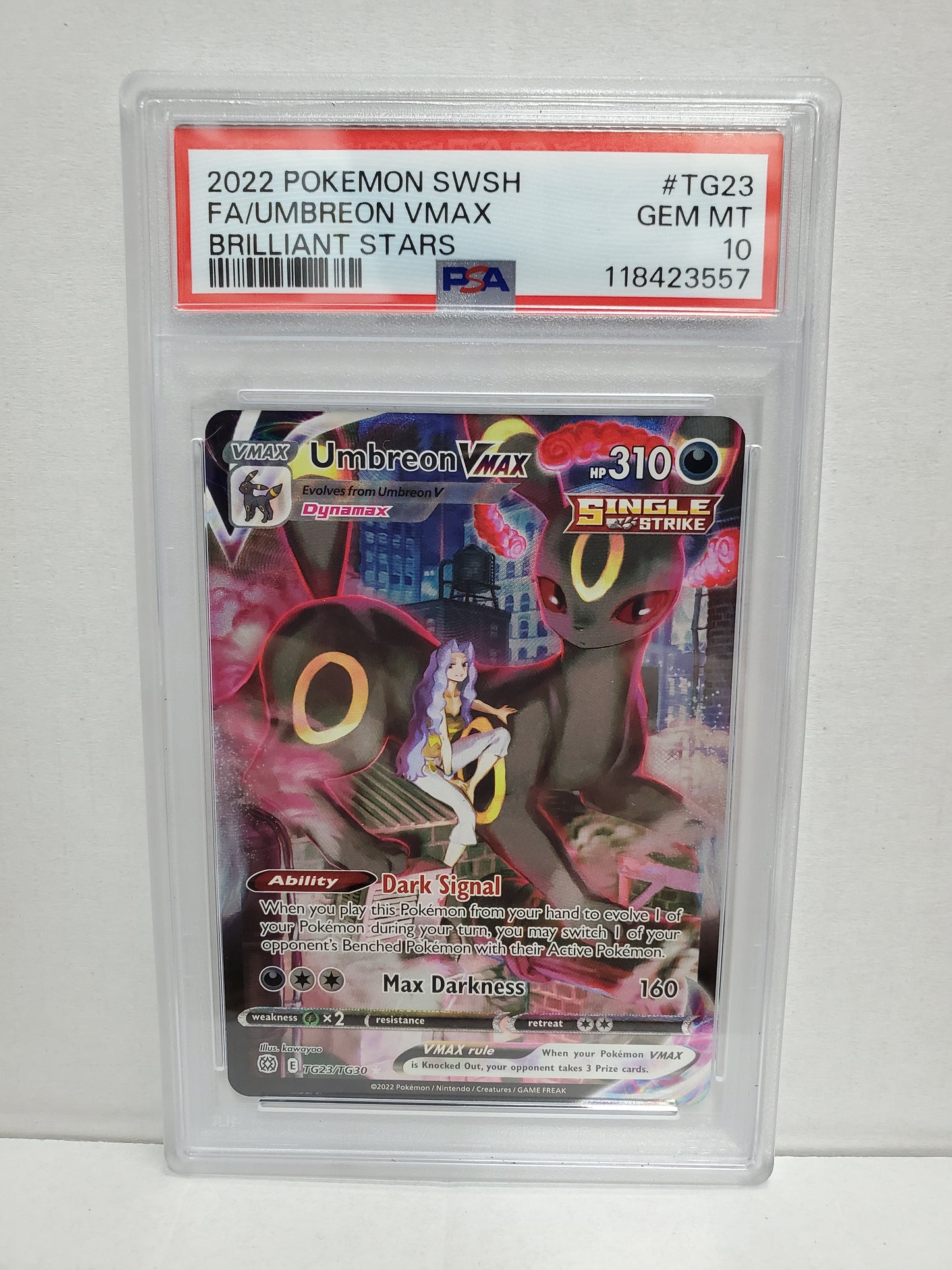 Pokemon Umbreon VMAX TG23/TG30 PSA 10