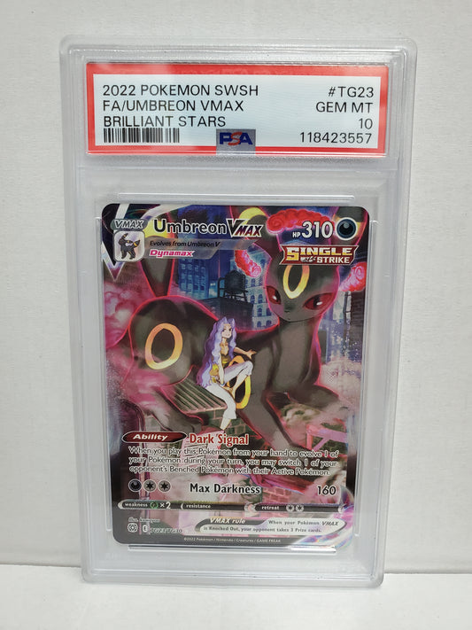 Pokemon Umbreon VMAX TG23/TG30 PSA 10