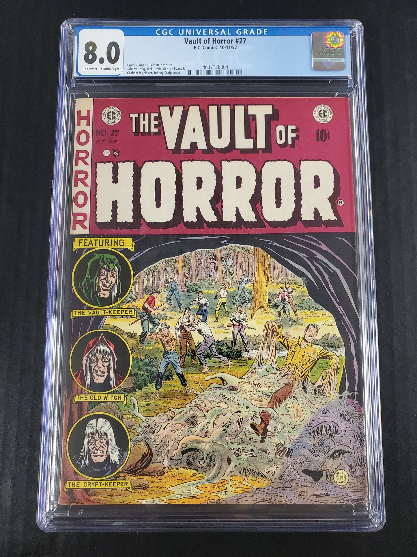 Vault of Horror #27 (1952) CGC 8.0