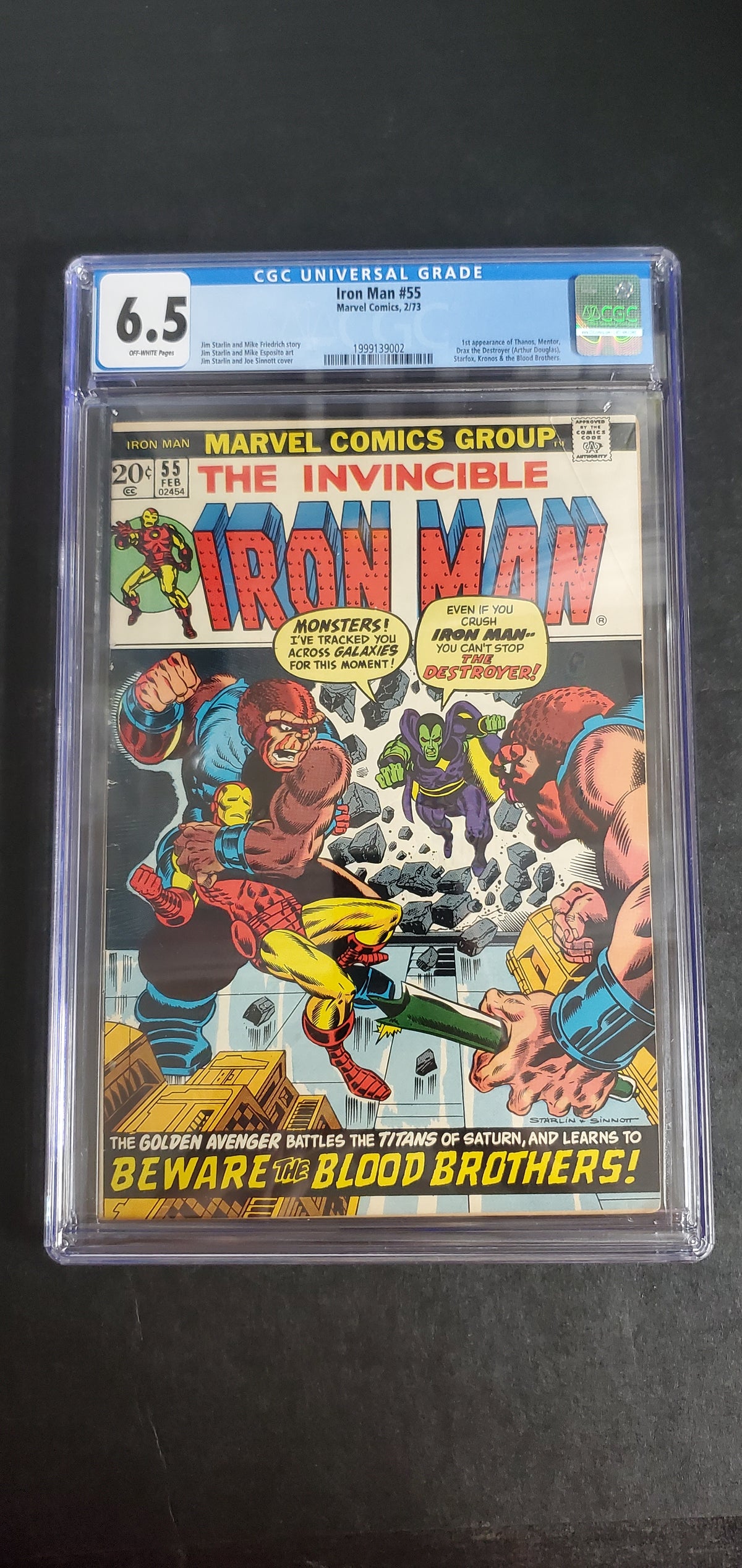 Iron Man #55 (1973) CGC 6.5