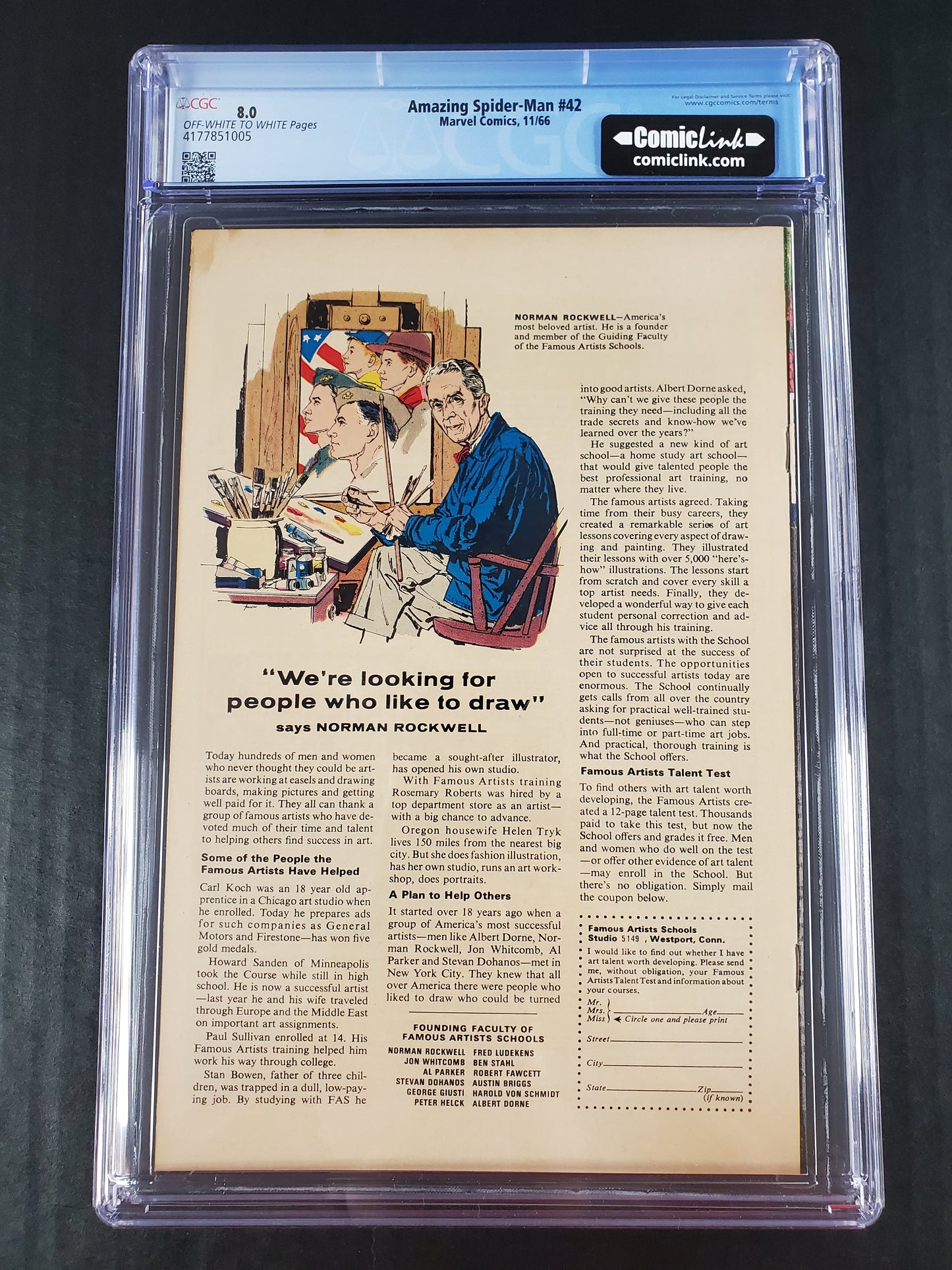 Amazing Spider-Man #42 (1966) CGC 8.0