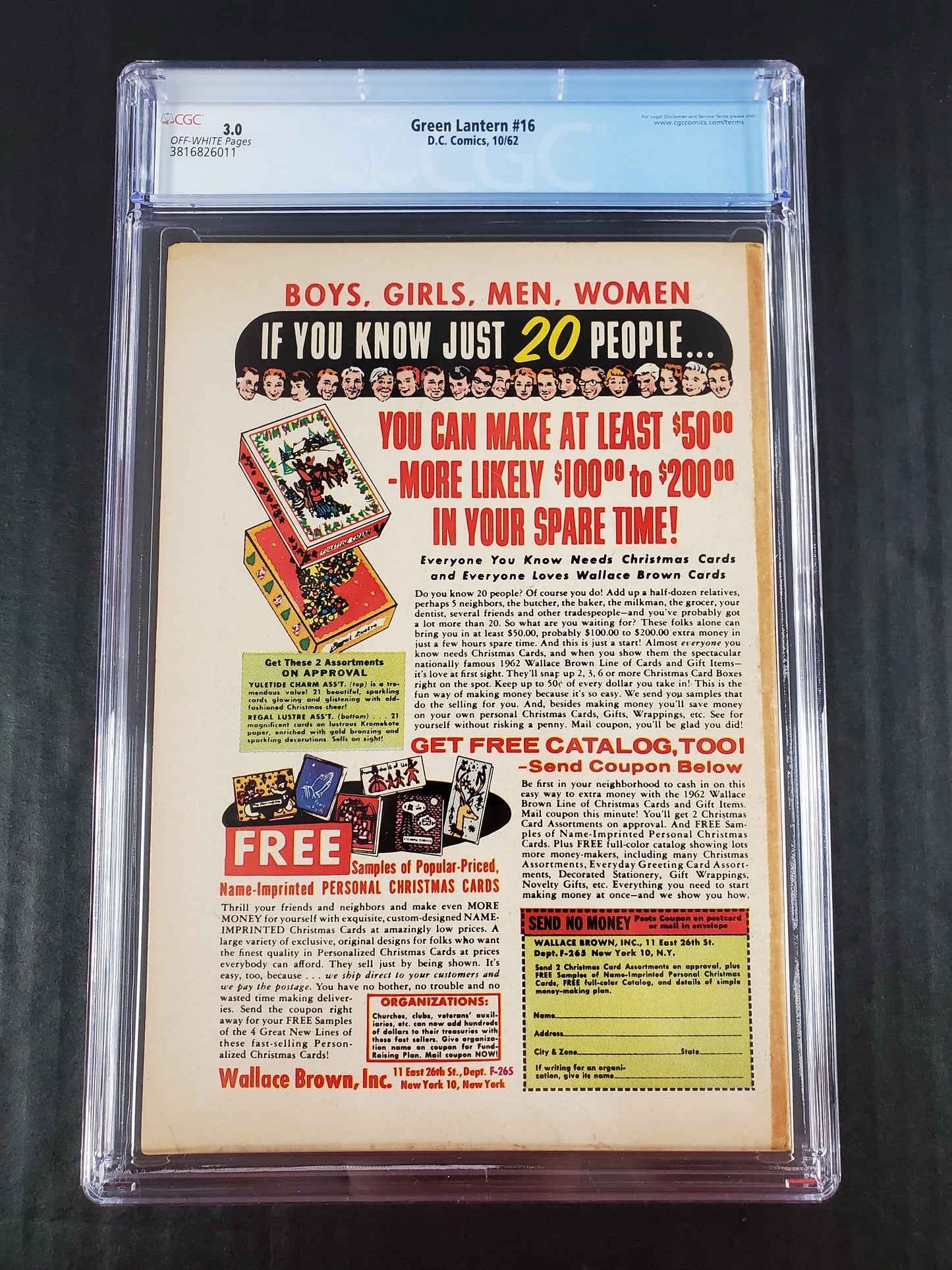 Green Lantern #16 (1962) CGC 3.0