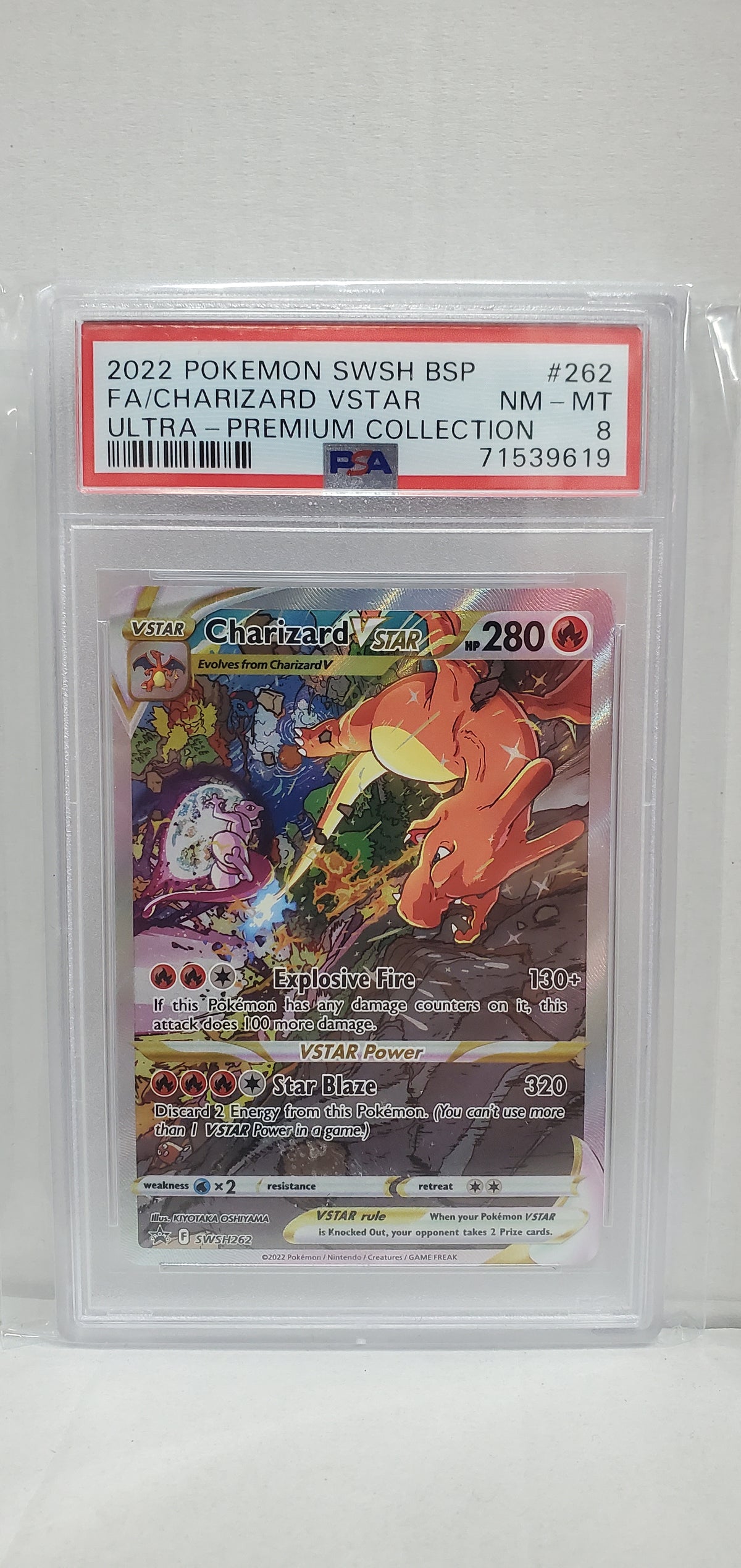 Pokemon Charizard VSTAR SWSH262 PSA 8