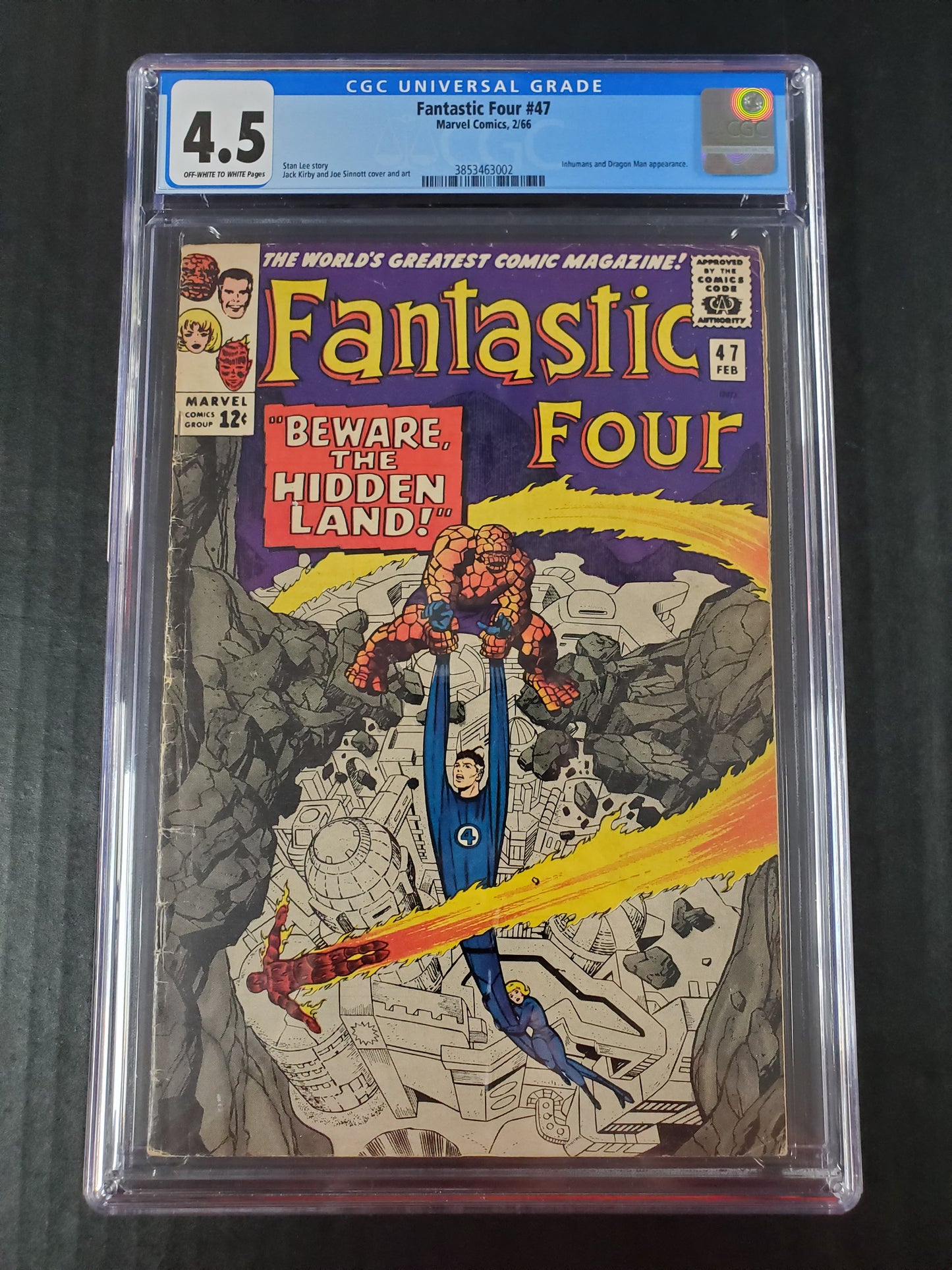 Fantastic Four #47 (1966) CGC 4.5