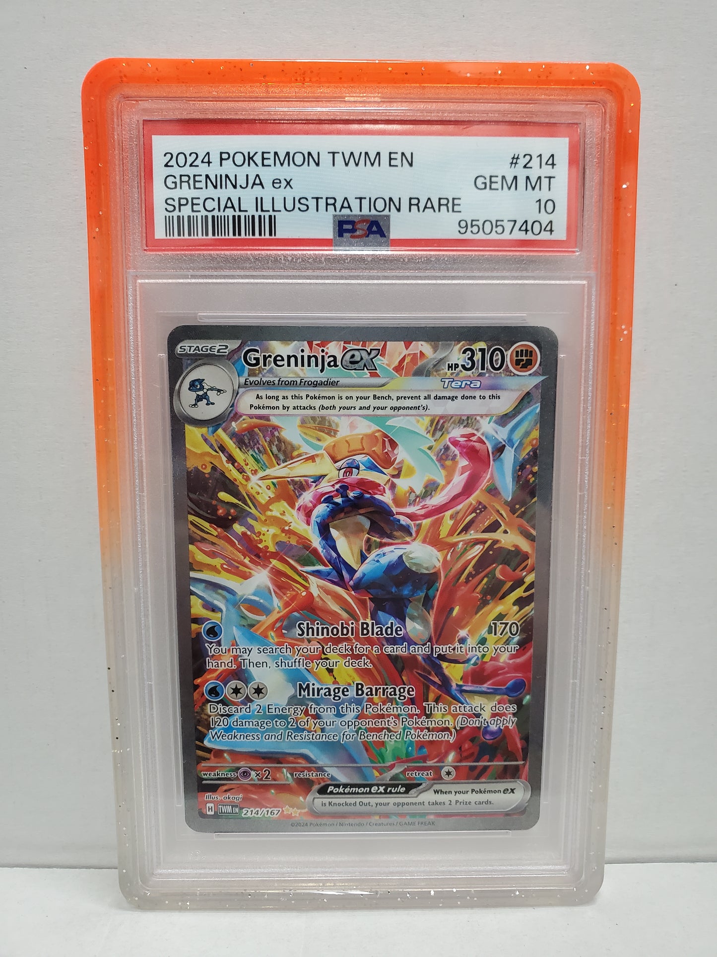 Pokemon Greninja ex 214/167 PSA 10
