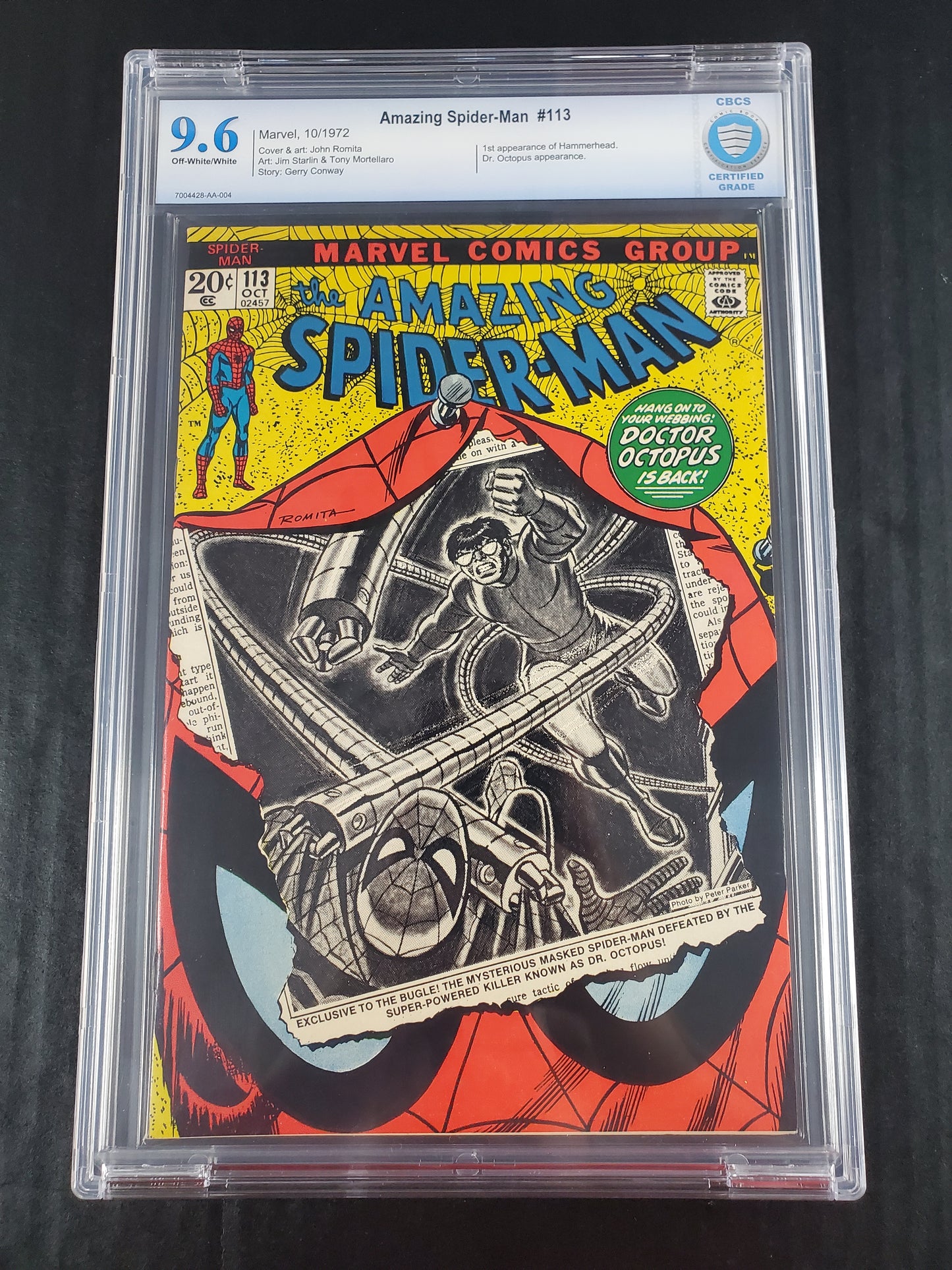 Amazing Spider-Man #113 (1972) CBCS 9.6