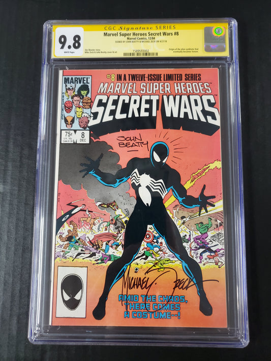 Marvel Super Heroes Secret Wars #8 (1984) CGC Signature Series 9.8 Signed by John Beatty & Michael Zeck