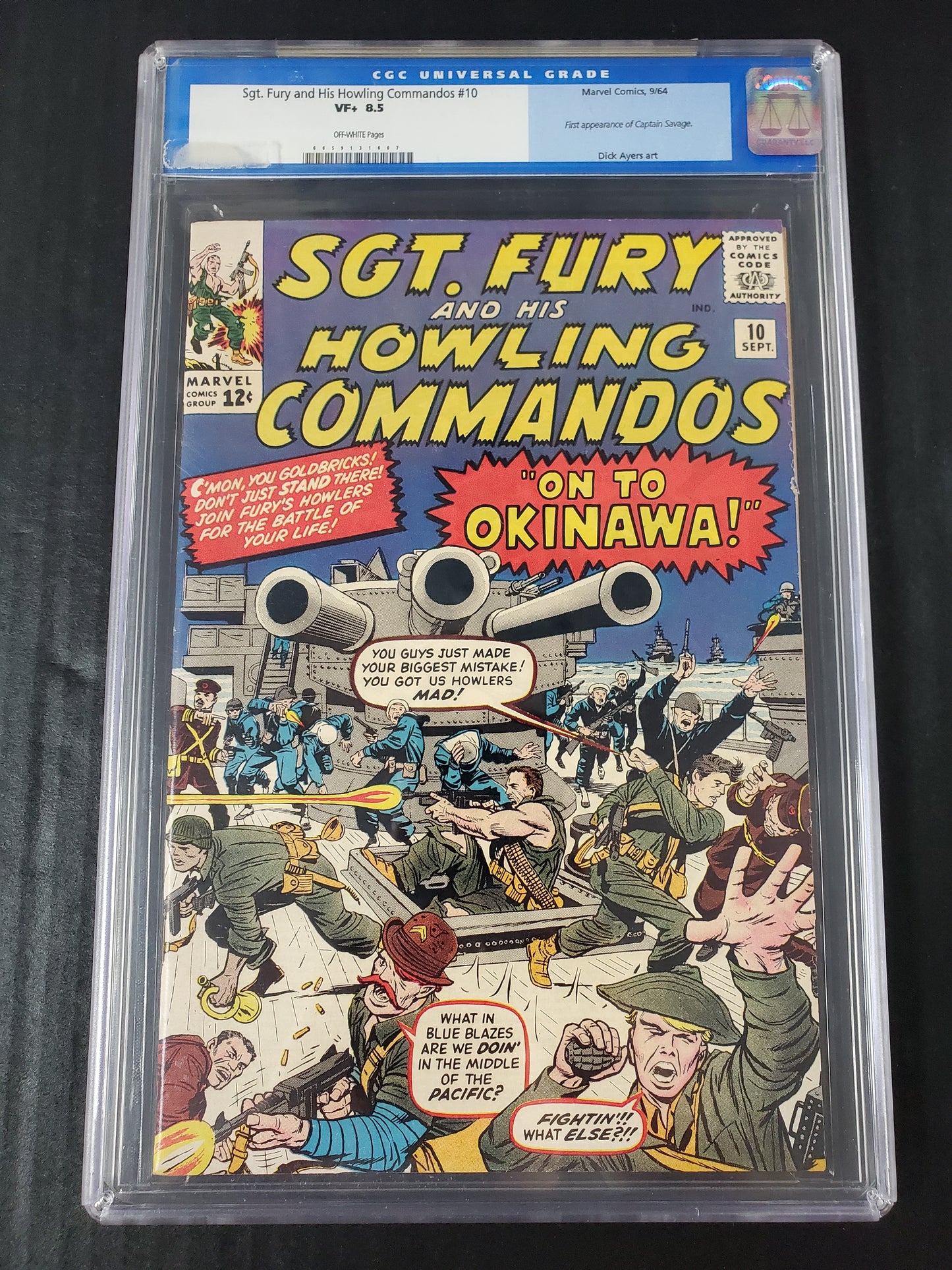 Sgt. Fury and His Howling Commandos #10 (1964) CGC 8.5