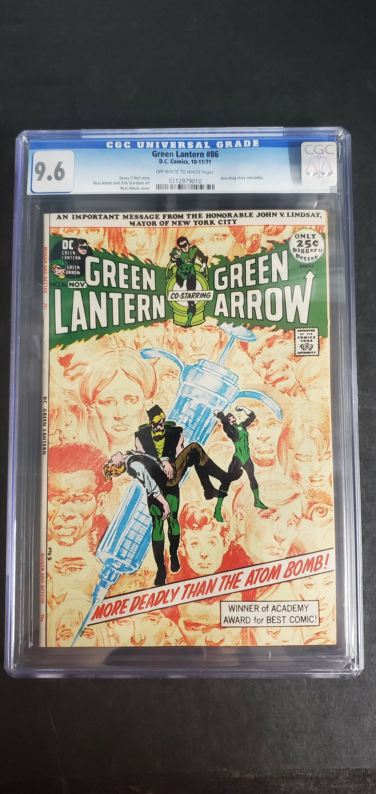 Green Lantern #86 (1971) CGC 9.6