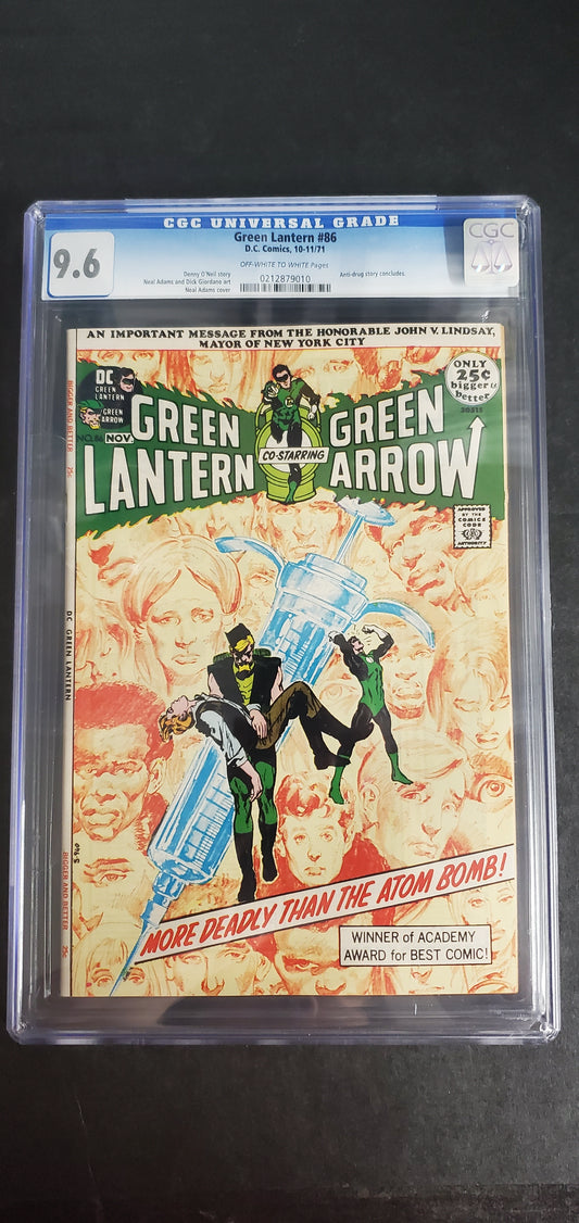 Green Lantern #86 (1971) CGC 9.6