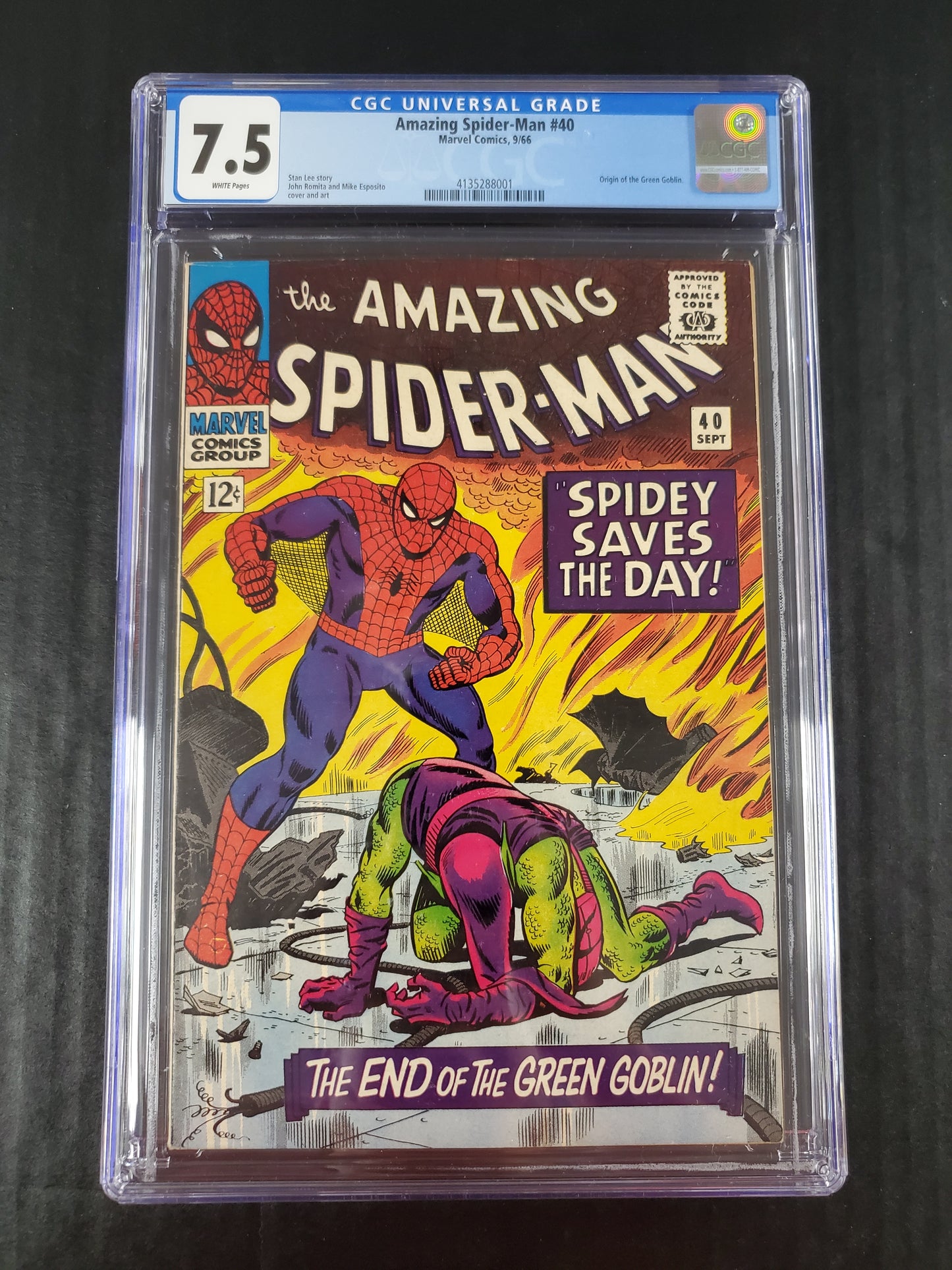 Amazing Spider-Man #40 (1966) CGC 7.5