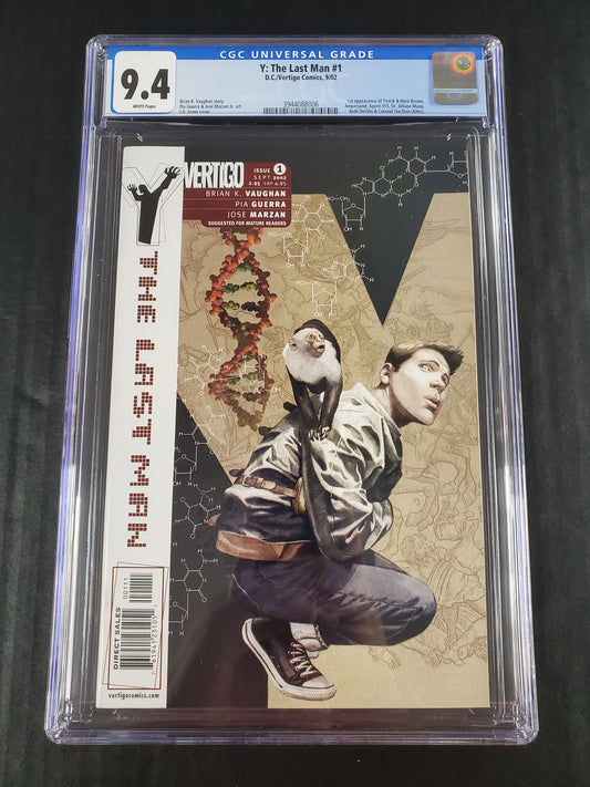 Y:The Last Man #1 (2002) CGC 9.4