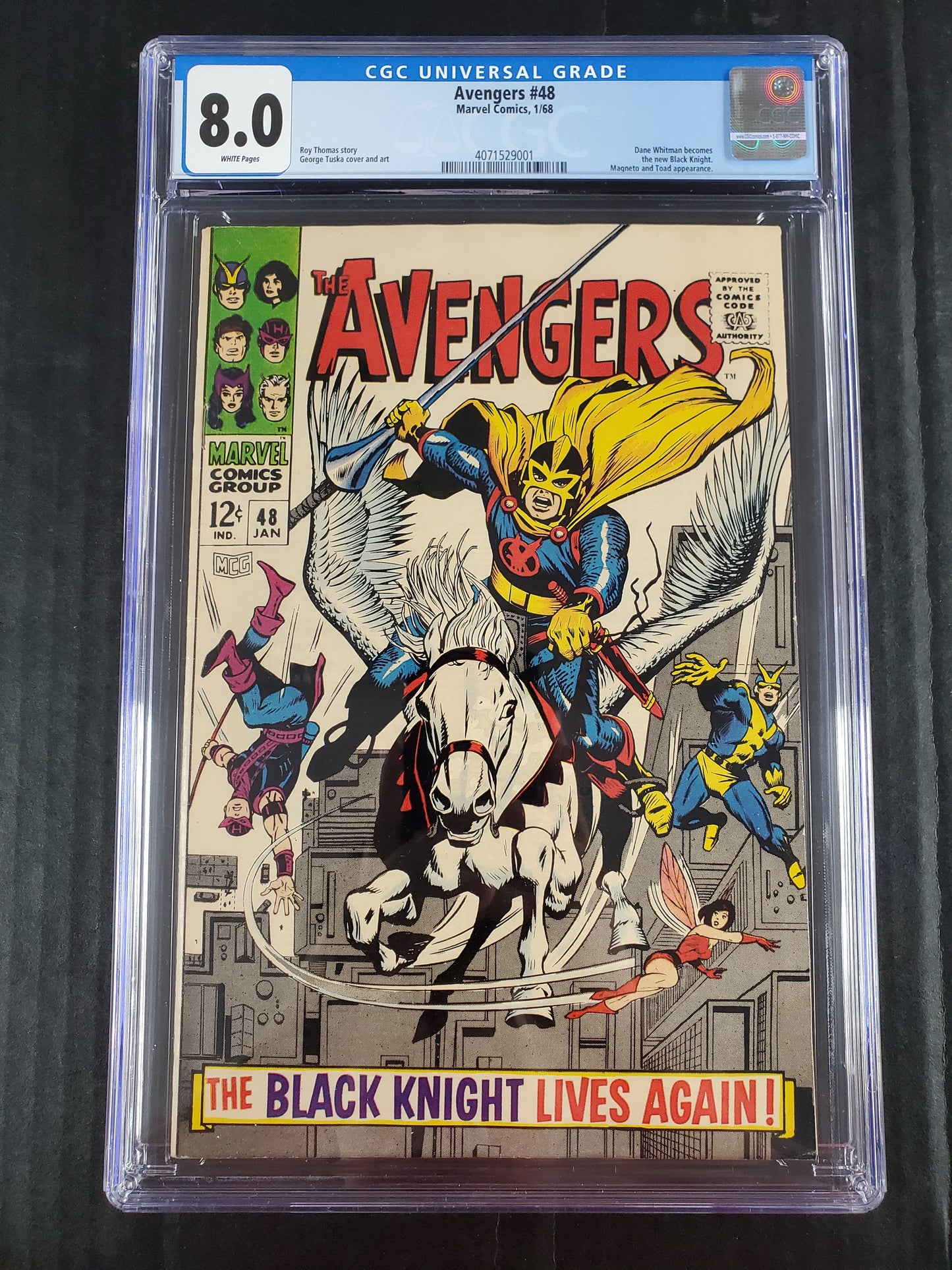 Avengers #48 (1968) CGC 8.0